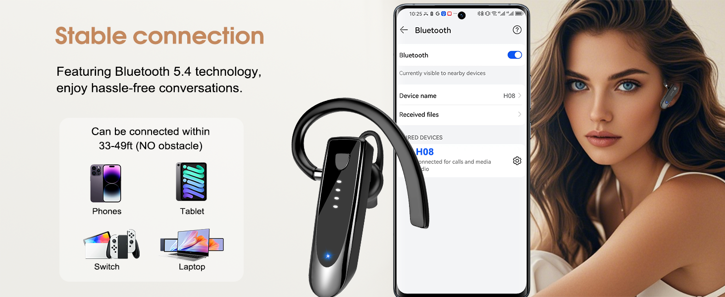 Wireless Handsfree Headset