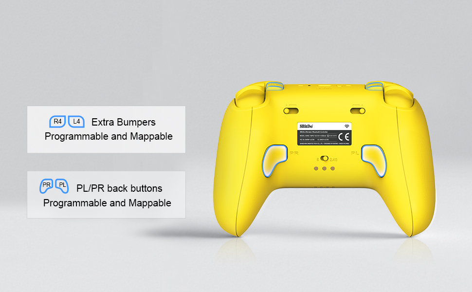 8Bitdo Ultimate 2 Bluetooth Controller for Switch 2/Switch, Windows&amp;amp;PC,TMR Joysticks