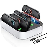 Newdery Controller Charger for Nintendo Switch 2 Joy Con, 2.5H Fast Charging Dock with LED Indica...