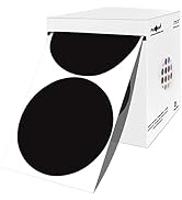 PARLAIM 3 Inch Round Color-Code Dot Stickers, 500 Color Coding Circle Labels per Roll Dispenser B...