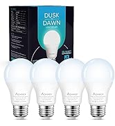 Aovpex Dusk to Dawn Light Bulbs 13W Ultra Bright Equivalent 100W 5000K Daylight White Outdoor Lig...