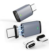 100W USB C Magnetic Adapter, 2PCS Magnetic USB C Adapter 11 Pins with PD Fast Charging for MacBoo...