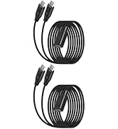 YANBORONSN USB C Splitter Cable,2 in 1 USB C Extension Splitter Charging Cable for Phone,Tablets,...