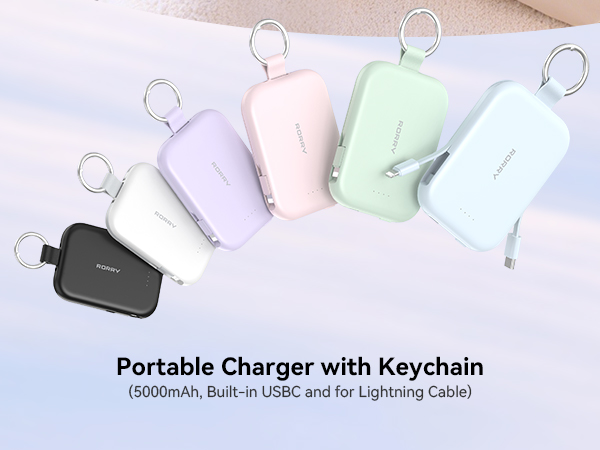 portable charger keychain 5000mah power bank