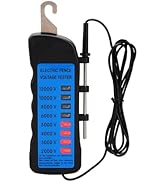 Electric Fence Voltage Tester, 12KV Fence Tester 8 Neon Indicator Lights/Fence Tester for Farms F...