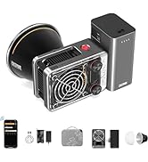 ZHIYUN Molus X60 [Official] 60W Bi-Color Combo Video Light with Grip Battery, Portable COB Photog...