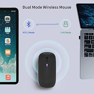 Bluetooth wireless dual-mode mouse