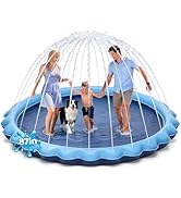 Meowant Splash pad for Kids and Pet, Not-Slip Sprinkler Play Mat for Dog and Children Summer Toys...