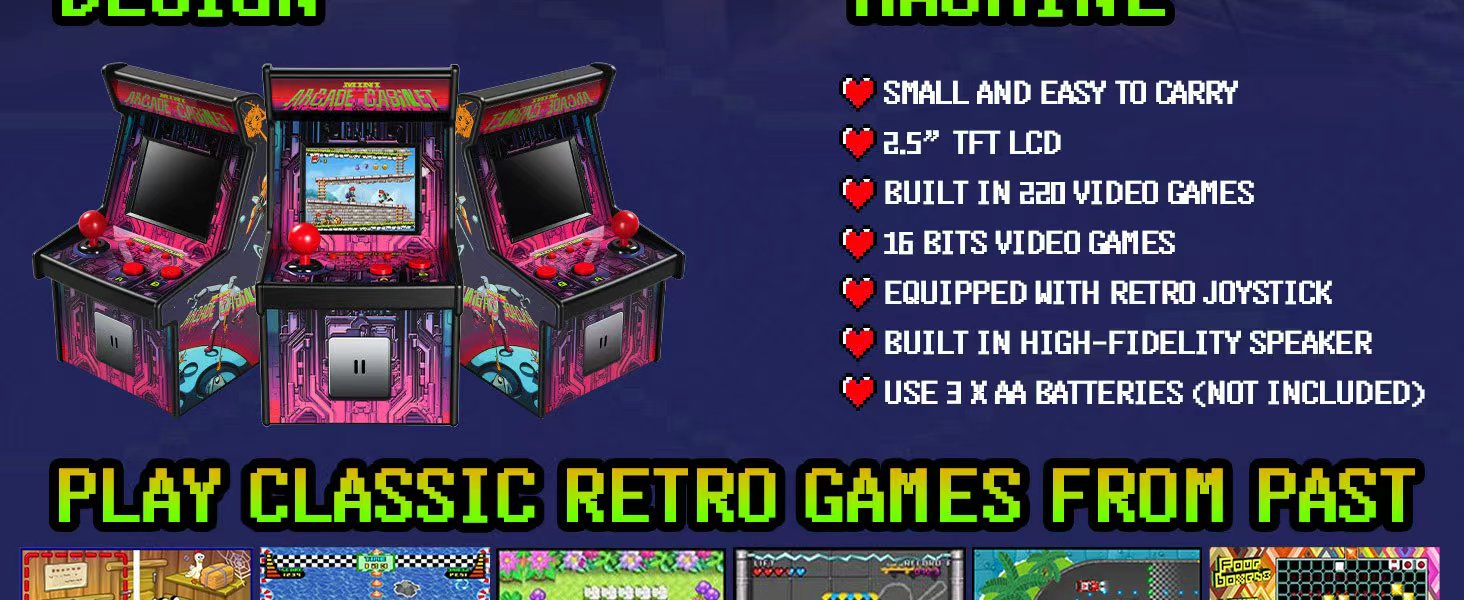 16 Bit Handheld Retro Games