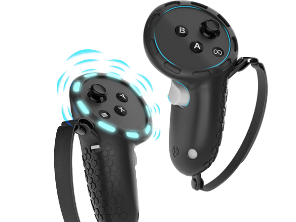 Meta Quest 3 Controllers Straps Knuckle Hand Strap Adjustable Oculus VR Accessories Joystick Black