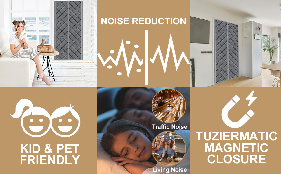 magnetic insulated screen door curtain