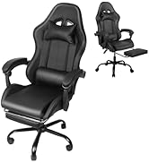 Ray Bear Gaming Chair, Ergonomic Computer Chair with Footrest and Lumbar Support, Height Adjustab...