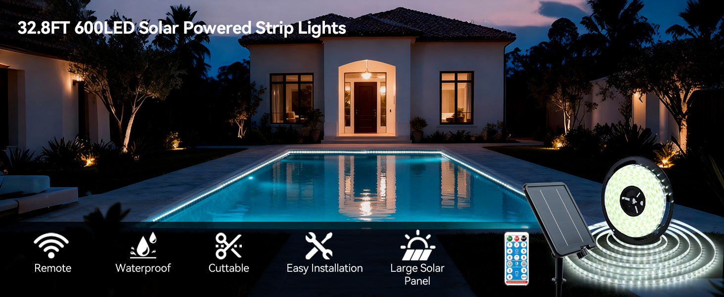 solar string lights outdoor