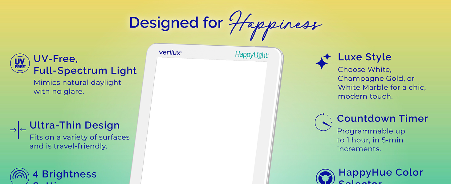 uv-free light, one touch light therapy lamp, simple light therapy lamp, easy light therapy lamp