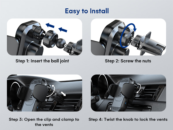 car holder charger mount