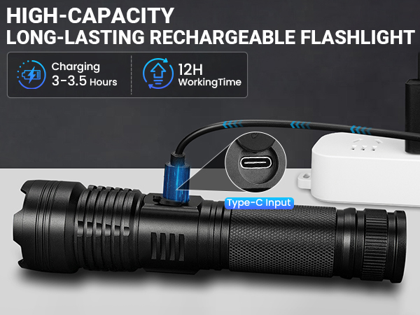 rechargeable flashlights