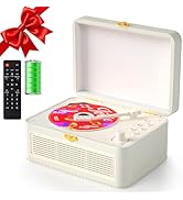 Gueray Portable CD Player with Speakers 3600mAh Rechargeable Bluetooth CD Players for Home Decor,...