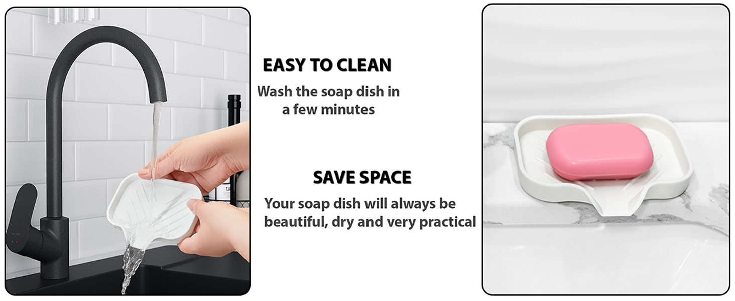 SOAP DISH, SOAP HOLDER, BAR SOAP HOLDER, soap tray, self draining silicone soap dish
