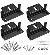 Solar Panel Mounting Bracket Aluminum Solar Panel Z Brackets Roof Solar Panel Bracket for RV, Boa...