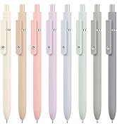 Vanhench Gel Pens 0.5mm Aesthetic Fine Point Pen Black Cute Pens, Office Desk Accessories Japanes...