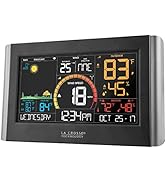 La Crosse Technology Wireless Weather Station with WiFi Connectivity, Dynamic Forecast, Wind Spee...