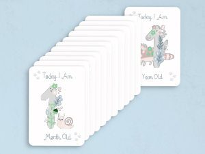 cats uk milestone cards unisex baby age twins boy girl funny for moments month pregnancy milestones