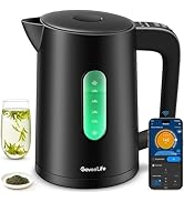 GoveeLife Smart Kettle Temperature Control 1.7L, 1500w WiFi Tea Kettle Electric with LED Indicato...