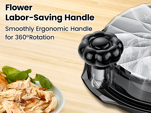 Chicken Shredder Large Chicken Breast Meat Shredder Tool Twist Brush home essentials kitchen gadgets