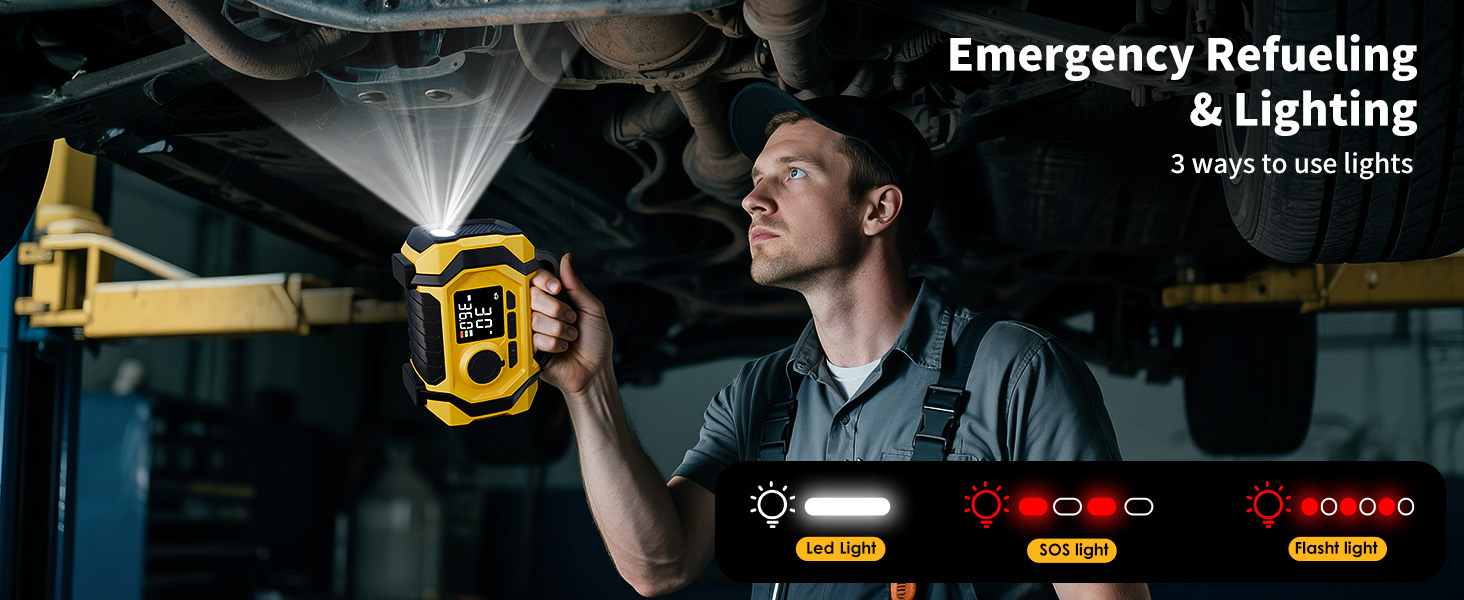 Portable Tire Inflator for Car