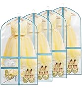 Zilink Clear Dance Costume Garment Bag 40” Dance Competition Bag Waterproof Dance Garment Bag wit...