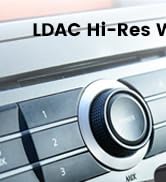 1Mii LDAC Bluetooth Aux Adapter for Car, Wireless Bluetooth 5.3 Receiver with Volume Control, 10H...