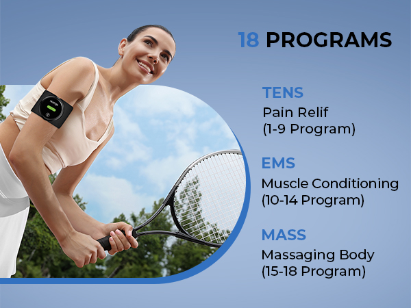 Wireless TENS Unit Muscle Stimulator