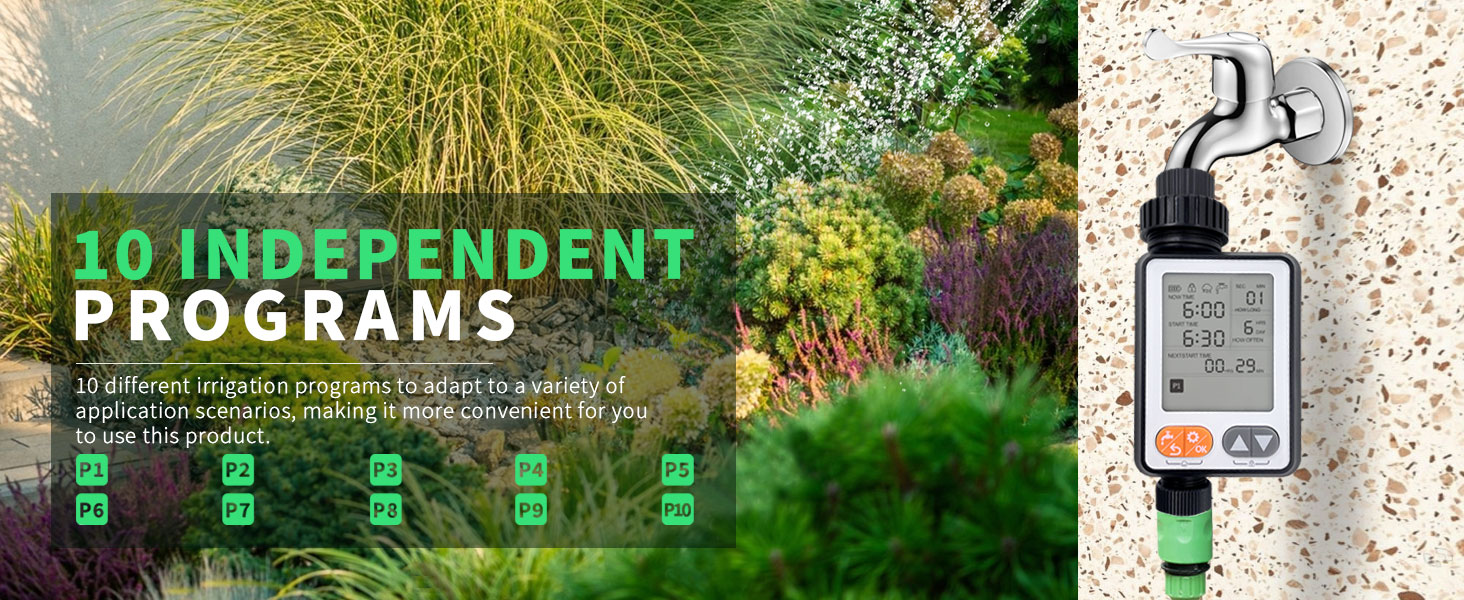 10 Independent Watering Programs