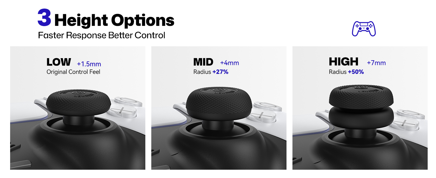 3 Height Options