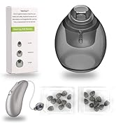 20 pcs Phonak Vented 4.0 Hearing Aid Domes Small Size (0.29inch=7.5mm),Phonak Hearing aid Accesso...