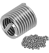 100 PCS Thread Repair Insert, M6 x 1 Helicoil Metric Thread Sleeves, Stainless Steel Wire Thread ...