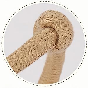 DIY Hanging Storage Bag with Cotton Rope