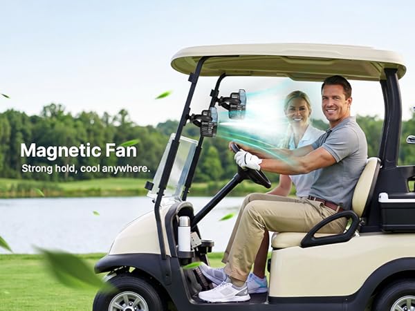 Golf Cart Misting Fan