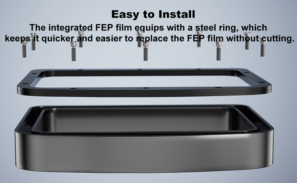 Photon M3 FEP Release Film. High Heat Resistance, High Transmittance, Easy Installation