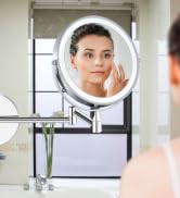 wall mounted makeup mirror