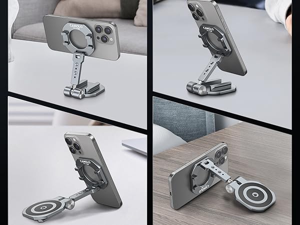 Mini Cell Phone Tripod Mount Handle Smartphone Desk Stand Travel All in One