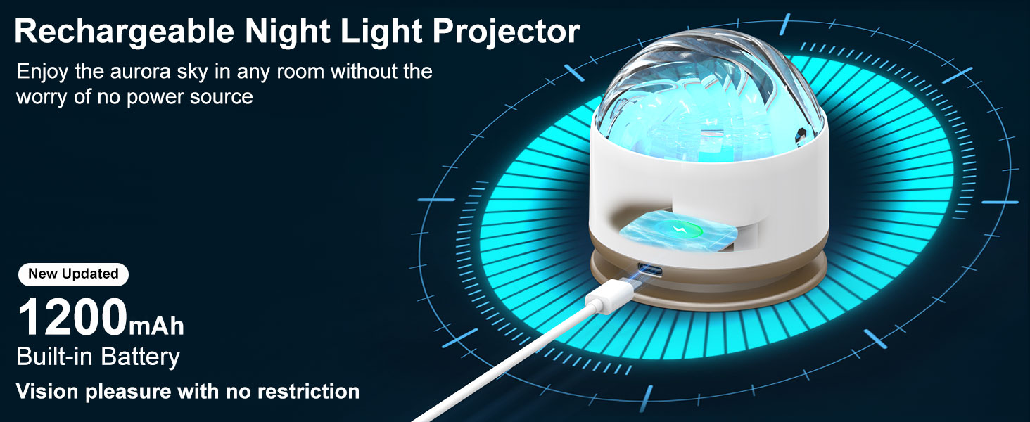 battery powered galaxy projector
