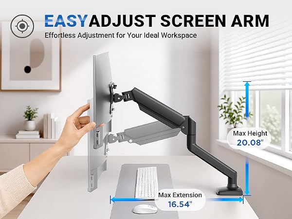 desk mount monitor arm