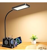 COZOO Desk Lamp with Wireless Charger Home Office Desk Light Bright 12W LED Table Lamp with Pen H...
