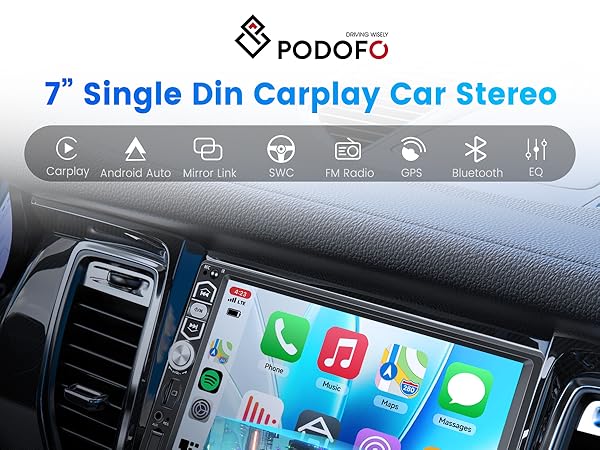 Single din stereo