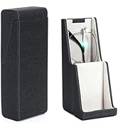 Vemiss Flip-top Glasses Case, Bracket Type Hard Shell Eyeglasses Holder for Women Men