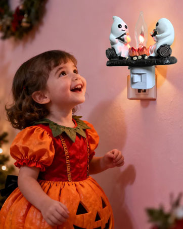Ghost Campfire Night light