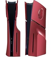 Joso Faceplate for PS5 Slim Disc Edition, Anti-Scratch Dustproof Case Replacement with Vent, Cove...