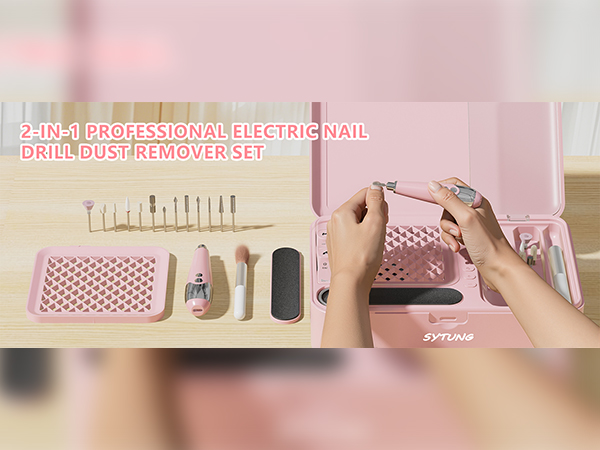 Nail Dust Collector Electric Nail Drill Kit