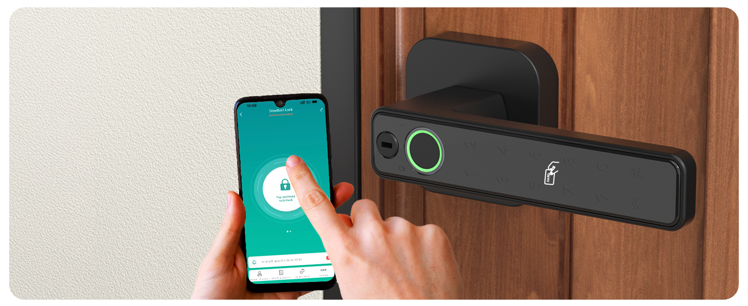 finger print door knobs
